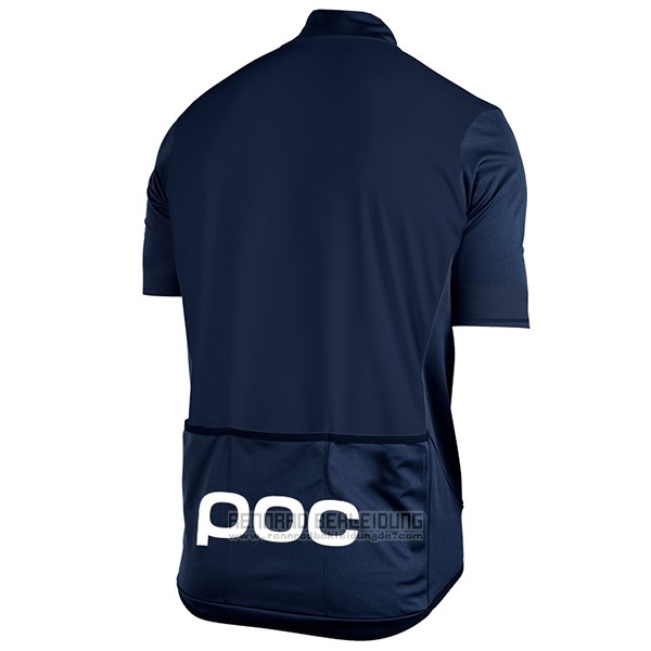 2017 Fahrradbekleidung POC Fondo Elements Blau Trikot Kurzarm und Tragerhose - zum Schließen ins Bild klicken